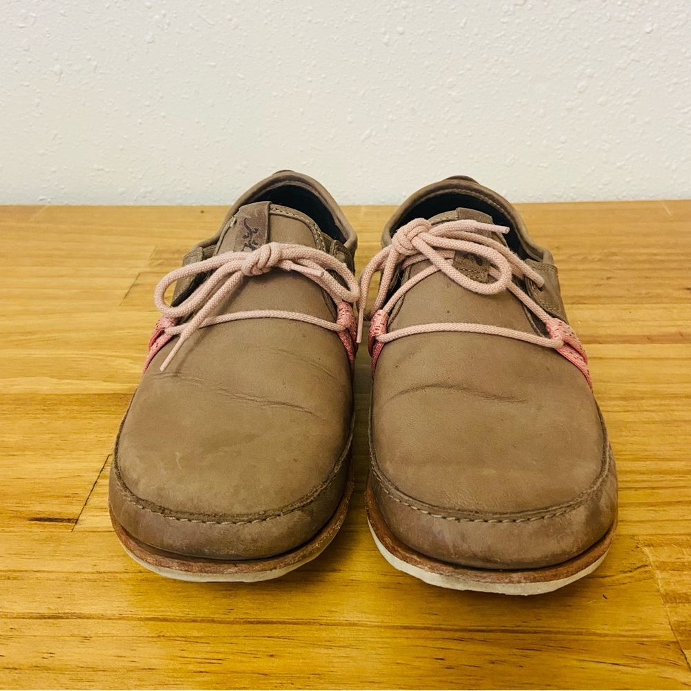 Chaco Caribou Brown and Pink Loafer Shoe - Picture 9 of 10